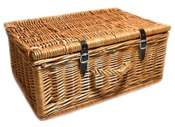 MyBer® Weidenkoffer Weidenkorb Deko Weide Koffer Korb Box Geschenkkoffer Handarbeit K9-031