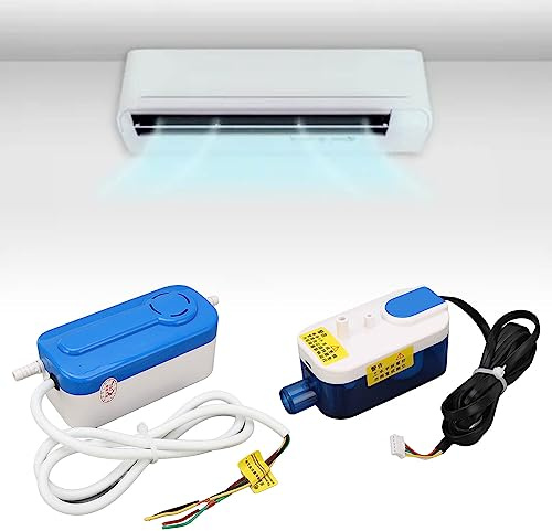 Kondensatpumpe Klimaanlage, Automatische Kondensatablasspumpe Kondensathebeanlage Mini Split kondenswasserpumpe mit 60 ML Wasserspeichertank, für Kühl Ofen Luftentfeuchter 24L/H