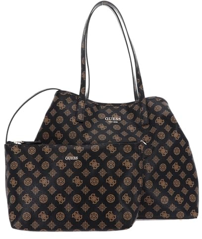 GUESS Vikky II Tote Bag L Brown
