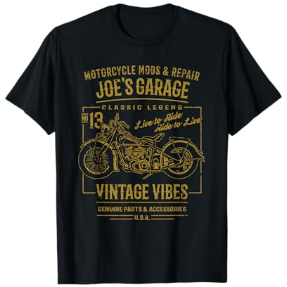 Joe's Garage - Moto vintage per il nome Joe Maglietta