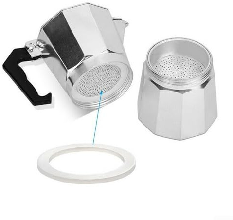ARMYJY Espresso Moka Stove Pot Replacement Gasket Seal, Silicone Rubber, Fits Express Pot (1 cup)