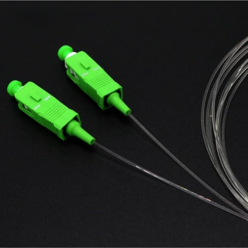 Speedoptic - Câble Fibre Optique Transparent Invisible - Orange SFR Bouygues - SC/APC vers SC/APC - Rallonge Jarretiere (10 mètres)