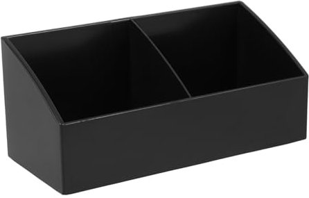 Cabilock Soporte Para Bolsitas De Té y Azúcar 2 Compartimentos, Organizador Compacto De Plástico, Diseño Funcional Para Cafeterías y Despensas, Caja Para Bolsitas, Almacenamiento Práctico