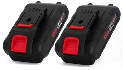 081 Store - 2 Batterie di ricambio 48V Potenti – Batteria di ricambio compatibili con Forbici potatura a batteria, Motoseghe e Altri Attrezzi da Giardino