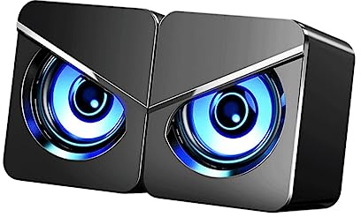 NUOBESTY Altoparlante per Computer Esterno Cassa Acustica da Scrivania Alimentazione USB Design Compatto e Resistente per qualità Audio