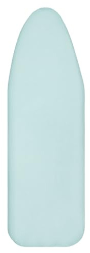 LUKDUNG Copriasse da stiro in cotone, con elastico per ferro da stiro, adatto per asse da stiro a vapore, 110-115 cm x 30-35 cm, blu