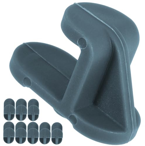 LABRIMP Crochets de Support pour Étagères de Congélateur 10 Pièces en Plastique Robuste Supports Étagères pour Réfrigérateur et Glacière Usage Domestique et Commercial