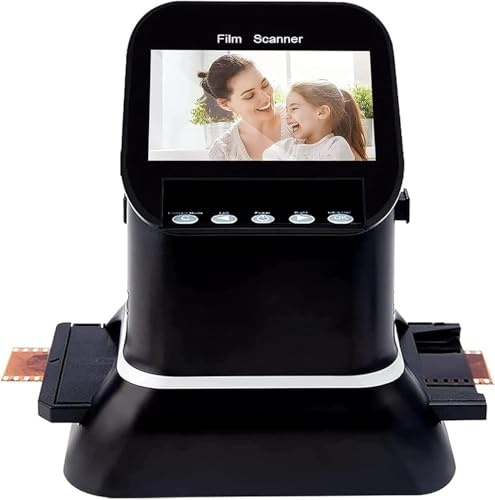 Digital Film Scanner, 120 High Resolution, Supports 5 Specifications of 120 Film, 1080P LCD Screen, Convert 35mm, 135, 126, 127 Negative and Slides to Digital JPEG+
