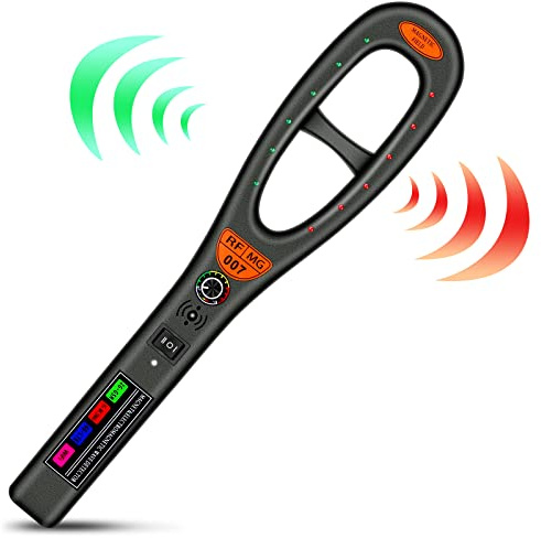 ZTNwoo GPS Bug Detector, Anti Spy Detector for Car GPS Tracker/RF Signal, Hidden Camera Finder H10, Electronic Bug Sweeper for Wireless Radio Frequency