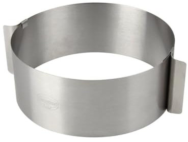 Dr. Oetker Varino Anello per Torta 16-30 cm, Acciaio Inossidabile, Argento, 16 cm