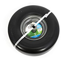Arnold 490-325-0029 - Ruota piatta per tosaerba, 33 x 16,5 cm