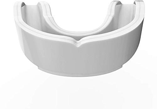 Protector bucal Sportout con funda transparente, perfecto para karate, lacrosse, hockey, fútbol, rugby, artes marciales, boxeo, lucha libre, SIZE 1,(6 to 12 Years old)