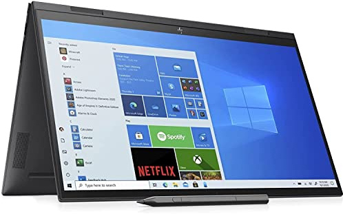 HP ENVY x360 15-eu0501sa Laptop AMD Ryzen 7 5700U 16GB RAM 512GB SSD 15.6 FHD Touchscreen Convertible AMD Radeon Graphics Windows 11 Black - RFB-4J973EA#ABU