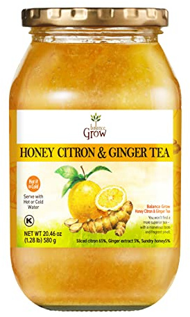 Balance Grow Honey Citron & Ginger Tea 20.46 oz (1.28 lbs)