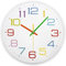 VINILITE Horloge Murale pour Enfants 30cm Design Moderne avec Movement à Quartz Silencieux et sans Tic-Tac Pendule Murale pour Salon, Cuisine, Bureau, Chambre