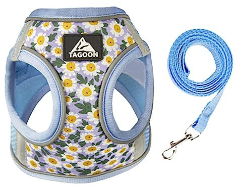 Gomice Small Dog Chest Harness,Travel Small Puppy Chest | Travel Puppy Vest Style Chest Strap Breathable Small Cat Strap With Reflective Strip For Rabbit