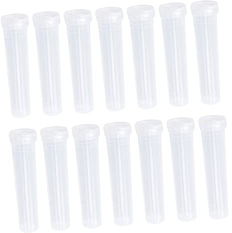 INOOMP 20pezzi Tubetti Plastici Per Fiori Contenitori Per Design Pratico Per Decorazioni Floreali e Conservazione Tubetti Resistenti e Sicuri Per Fiori Freschi