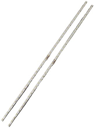 TVKSIPAR 2 Stück/Kit LED-Streifen passend for SAMSUNG 50 TV UE50NU UE50RU HG50NJ BN96 45952A AOT 50 NU7100F 2X38 3030C D6t 2d1 19S2P REV.V3
