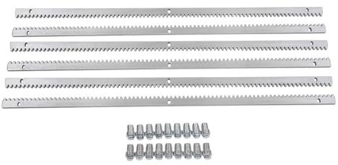 Fridgestea Automatic Sliding Gate Opener, Electric Gate Opener Kit, Garage Door Security Gate Operator with 6PCS Gear Racks (6 PCS Gear Racks)