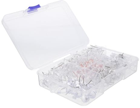 NUOBESTY 1 Satz I-förmige Nägel Aus Korkbrett Stecknadel Daumennägel Blumenförmige Reißnägel Büro-schreibtischzubehör Kompakter Druckstift Kompakte Reißnägel Kartenzubehör Plastik Rose Gold