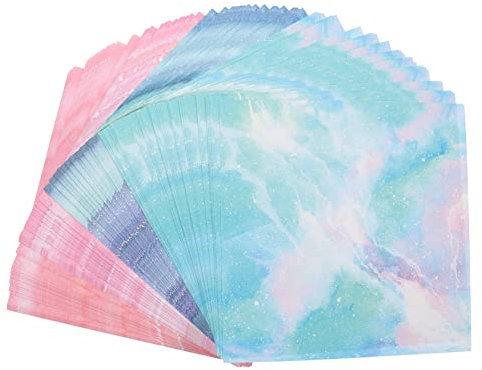 HAWILLOSCH 200blätter Buntes Origami-papier Quadratisches Faltbares Bastelpapier Zum Selbermachen Diy Dekopapier Für Handarbeiten Und Papierschneiden