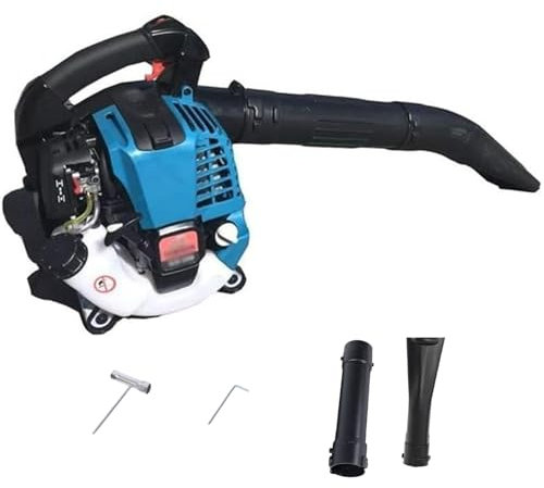 Soplador de hojas de jardín inalámbrico de gasolina, motor refrigerado por aire de 4 tiempos de 24,5 cc, soplador de hojas portátil de mano, soplador de nieve, para soplar hojas, astillas de madera