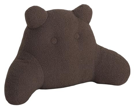 Mingfuxin Coussin de lecture pour enfants et adultes, coussin de lecture pour canapé-lit, coussin de soutien du bras et du dos avec housse amovible, coussin de lecture doux et confortable pour se