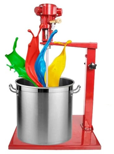 Miscelatore Pneumatico per Vernice, Miscelatore Automatico ad Aria con capacità di 20 Litri, 1500-2600 Giri/min Regolabile, Pressione dell'Aria 6-8 mPa, Vernice per Trapano Commerciale e Frusta