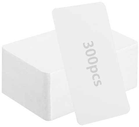 ASelected 300 Stück Papieren Karten 9 x 5,5 CM Blanko Spielkarten Visitenkarten Blanko 250g/m² Kraftpapier Karten Blätter Karteikarten Blanko für DIY Hochzeitseinladungen Danksagungskarten