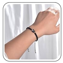 Yheakne Vintage Negro Pulsera De Gato Negro Trenzado Pulsera De Cuerda Gato Negro Pulsera De Cuerda Tejida A Prueba De Agua Pulsera De Cadena De Mano De Joyería Para Las Mujeres