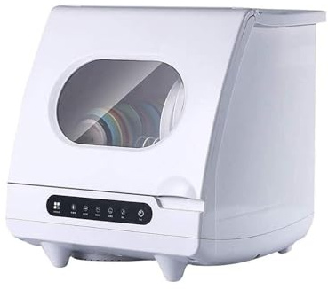 CSMDD 800W Lavastoviglie Controcesso Portatile, Serbatoio Dell'acqua da 5Lper Dormitorio, Cucina