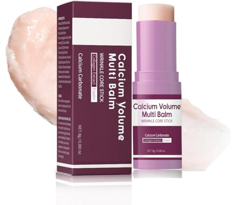 1 Pièces Baumes Anti-rides Rebondissantes,Baume Yeux Stick,Anti-Aging and Firming Korean Skincare Stick,Multi Purpose,Creme hydratante Postuler à Le Visage, Les Yeux,Les Lèvres,Le Cou La Peau
