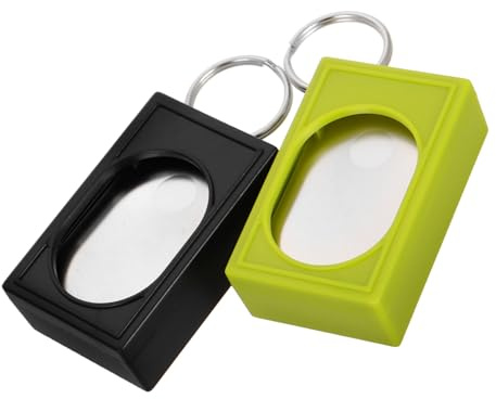 GLEAVI 2 Stück Robustes Clicker Trainingsset für Hunde Kompakt Leicht und Vielseitig für Welpen und Hundetraining