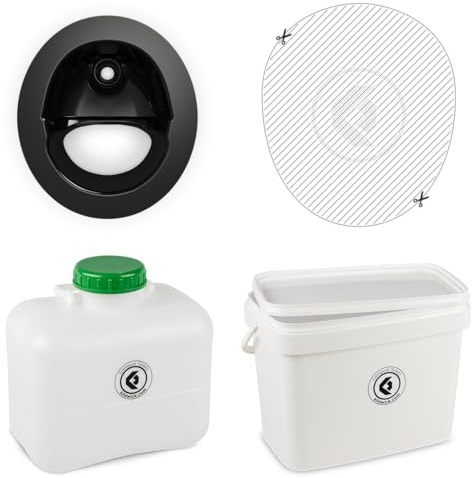 Kildwick FreeLoo L - Inodoro de compostaje sin carcasa (16/9,5 L)