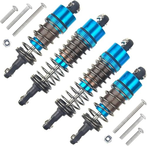 Federbeine Stoßdämpfer hinten 1/10 RC Öl Stoßdämpfer Für Subaru Gör Off-Road Auto Upgrade Ersatz Kit(Blau)