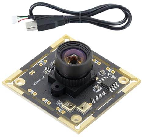 Kaeltsyn Webcam OV9732 da 1 MP ad alta definizione (chip da 1/4 con FOV a 100 gradi e scarsa illuminazione, per videoconferenze online e lezioni online, webcam
