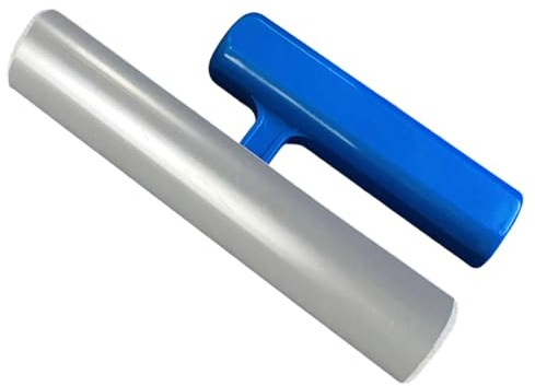 Frattone Sagomatore in Plastica per Applicazione Microcemento e Rivestimenti Impermeabili con Manico ergonomico Angolo Curvo in Plastica Curva