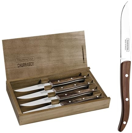 Tramontina PAISANO Steakmesser-Set, 4-tlg. (Full Tang)