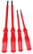4Pcs Insulated Screwdriver Set – VDE Certified – 1000V Rated for Electrical Work – Non-Slip Handles – Precision Slotted & Phillips Screwdrivers – Protect Hands & Stay Safe