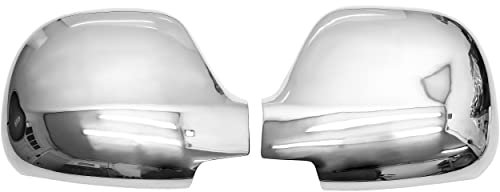 Recambo 1 lot de caches de rétroviseur en acier inoxydable chromé pour Mercedes Benz Vito W639 2003-2010.