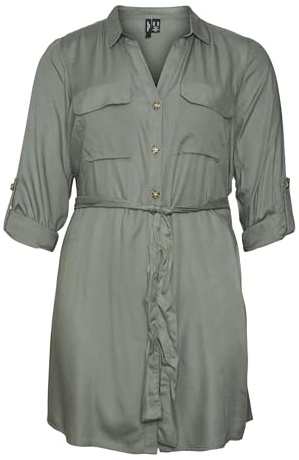 VERO MODA Female Hemdblusenkleid VMBUMPY Kurzes Kleid | Shirt dress