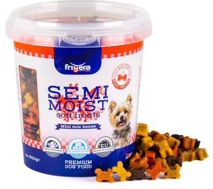 Frigera Semi-Moist Soft Treats Mini Mix Bones (3) 500 g
