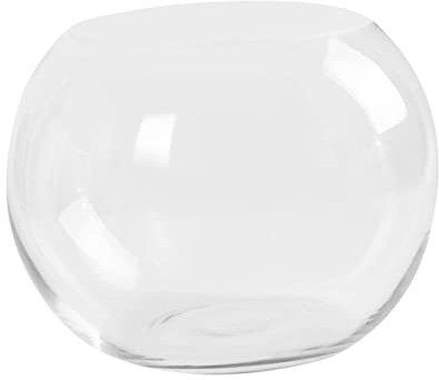 TOPBATHY 2 Stück Glasvase Hydrokultur Pflanzgefäß Transparent Rund 15cm Desktop Dekoration Für Zuhause Büro Hotel