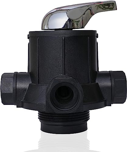 LiquaGen Whole House Control Valve - Manual Water Filter Valve- Rinse/BackWash/Filter Setting | 2.5 Base (3/4)