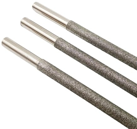 Diamantfeile Rundfeile 4mm oder 4,8mm oder 5,5mm für 1/4'',0,325',''3/8,.404 Diamant Feile für Kette Kettensäge Sägekette (4,8mm)