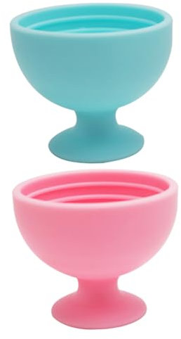 Beaupretty 2pcs Makeup Sponge Holder Silicone Makeup Brush Cleaner Travel Foundation Sponge Container
