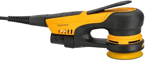 Mirka DEROS II 325 Random Orbital Sander Grip for Ø 77mm Sandpaper/Orbit 2.5mm / 230V mini Electric Sanding Machine UK-Plug Orbit Sanding Power Tool for dust-Free Sanding of Wood, Drywall, and Metal