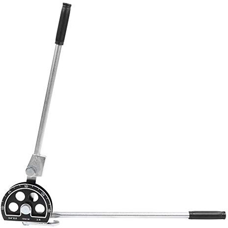 Outil à Main de Cintreuse de Tuyaux de 19 Mm 3/4 Pouces 180 ° en Acier + Alliage D'Aluminium Cintreuse de Tubes Manuelle de Haute dureté pour Plier des Tubes en Cuivre et en
