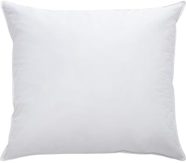 DREEMA Federkissen 80x80 Kopfkissen | Extraweiche 1100g Naturfedern | in Deutschland gefertigt | 100% nachhaltig mit Oeko-TEX & Nomite | Allergiker geeignet | Soft-Touch Baumwollbezug