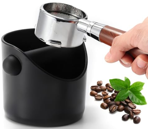 AOZBZ Coffee Grounds Bucket, Mini Espresso Powder Bin, Espresso Machine Knock Box, Strong, Dirt Resistant and Recyclable, for Kitchen, Living Room, Balcony, Coffee Machine